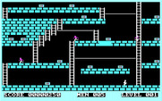 Lode Runner for IBM PC/Compatibles - Game demo mode.