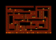 Lode Runner for Amstrad CPC - Oh no, I trapped myself in the platform!