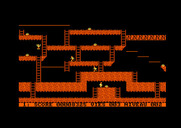 Lode Runner for Amstrad CPC - The thicker platforms make this level trickier.