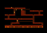 Lode Runner for Amstrad CPC - First level, trying to escape...