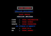 Lode Runner for Amstrad CPC - Credits screen.