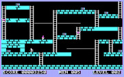 Lode Runner for IBM PC/Compatibles - Gameplay on the second level.