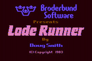 Lode Runner for Atari 8-bit - Title screen.