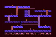 Lode Runner for Atari 8-bit - Game start.