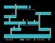 Lode Runner for Sega SG-1000 - I was caught!