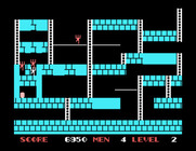 Lode Runner for Sega SG-1000 - Drat, I was trapped!