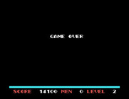 Lode Runner for Sega SG-1000 - Game over.
