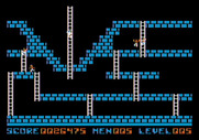 Lode Runner for Apple II - Climbing the ladder up to the next level...