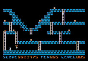 Lode Runner for Apple II - Here come the bad guys, run away!