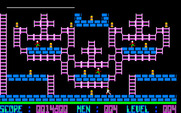 Lode Runner for Sharp X1 - The start of level 4.