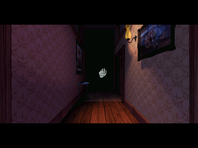 7th Guest, The IBM PC/Compatibles Screenshot: The second floor hallway.