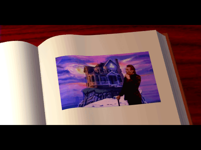 7th Guest, The IBM PC/Compatibles Screenshot: Outside the mansion...