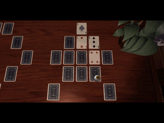 7th Guest, The IBM PC/Compatibles Screenshot: Here's the puzzle! It involves cards this time...