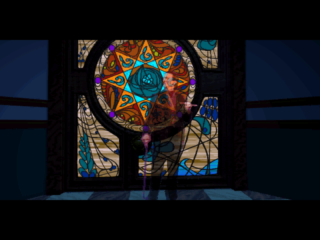 7th Guest, The IBM PC/Compatibles Screenshot: At the start of the game the ghostly form of the characters all enter one by one...