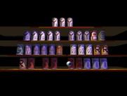 7th Guest, The for IBM PC/Compatibles - The can puzzle; these letters need to be re-arranged to form a sentence...