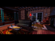 7th Guest, The for IBM PC/Compatibles - The library; the hand indicates you can go forward.