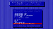7th Guest, The for IBM PC/Compatibles - Sound hardware options (Version 1.3).