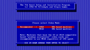 7th Guest, The for IBM PC/Compatibles - Video mode selection menu.