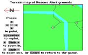 Thunderchopper for IBM PC/Compatibles - Use the map to help navigate.
