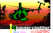 Thunderchopper for IBM PC/Compatibles - Title screen.