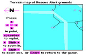 Thunderchopper for IBM PC/Compatibles - Use the map to help navigate.