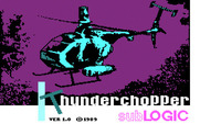 Thunderchopper for IBM PC/Compatibles - Title screen.