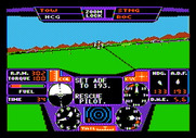 Thunderchopper for Apple II - Rescue mission; I need to find a pilot in trouble...