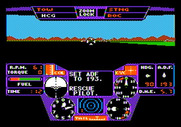 Thunderchopper for Apple II - Rescue mission start.