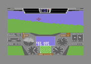 Thunderchopper for Commodore 64 - Training mission...flying around.