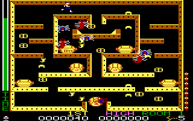 Lost Tomb IBM PC/Compatibles Screenshot: Starting the first room...