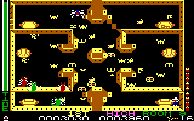 Lost Tomb IBM PC/Compatibles Screenshot: There are lots of dangers here!