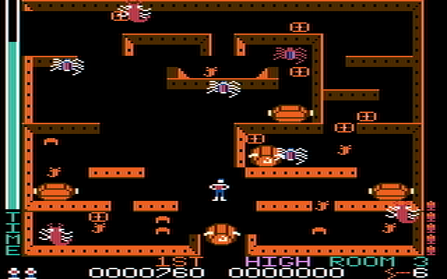 Lost Tomb IBM PC/Compatibles Screenshot: Making my way through room 3...