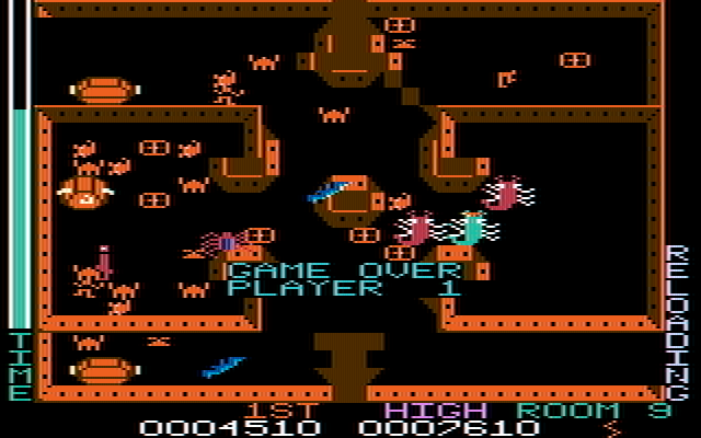 Lost Tomb IBM PC/Compatibles Screenshot: Game over.