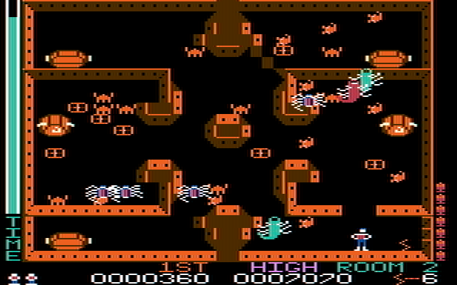 Lost Tomb IBM PC/Compatibles Screenshot: Creatures are everywhere!