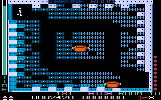 Lost Tomb IBM PC/Compatibles Screenshot: Say on the path...if you can!