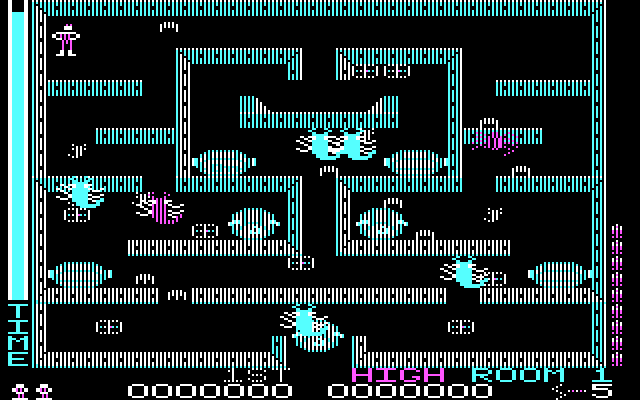 Lost Tomb IBM PC/Compatibles Screenshot: Beginning room 1.