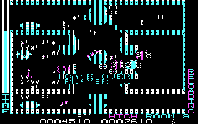 Lost Tomb IBM PC/Compatibles Screenshot: Game over.