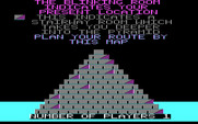Lost Tomb for IBM PC/Compatibles - The game map.