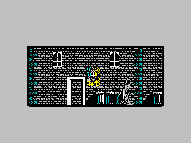 Batman: The Caped Crusader ZX Spectrum Screenshot: Heading out into the world...