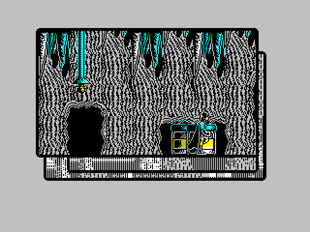 Batman: The Caped Crusader ZX Spectrum Screenshot: Hmm, what are these drums?