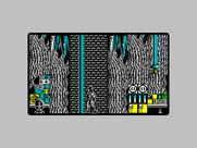 Batman: The Caped Crusader for ZX Spectrum - The game starts in the bat cave.