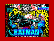 Batman: The Caped Crusader for ZX Spectrum - Loading screen.