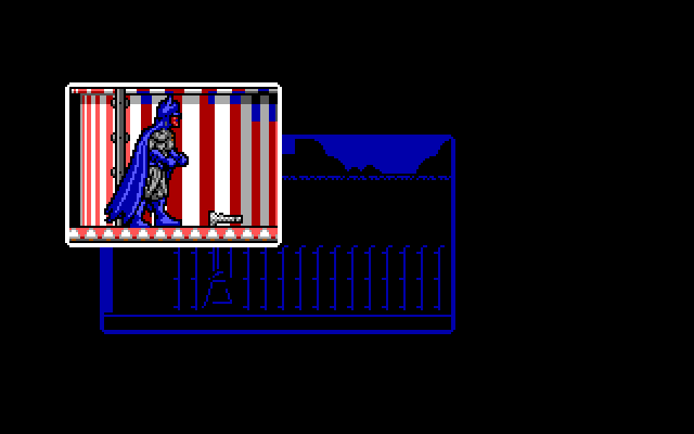 Batman: The Caped Crusader IBM PC/Compatibles Screenshot: Ah, a flashlight...