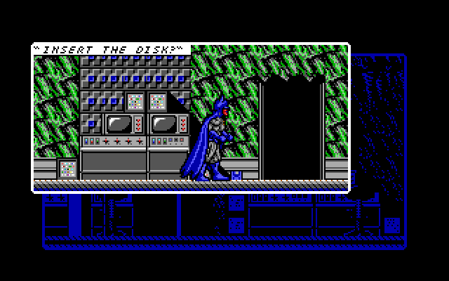 Batman: The Caped Crusader IBM PC/Compatibles Screenshot: Insert the disk?