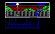 Batman: The Caped Crusader for IBM PC/Compatibles - Exploring the park for useful items.