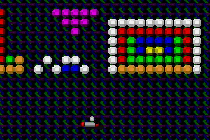Bananoid IBM PC/Compatibles Screenshot: Round two start.