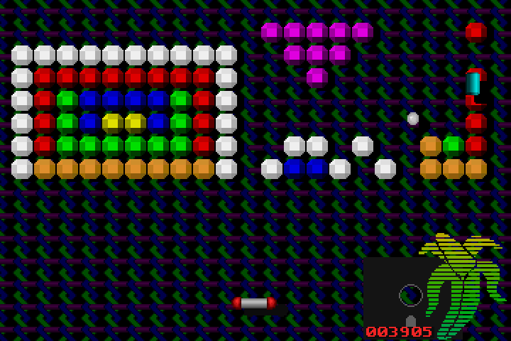 Bananoid IBM PC/Compatibles Screenshot: The right side of the round two screen.
