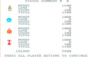 M.U.L.E. for IBM PC/Compatibles - Stats at game start.
