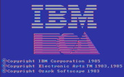 M.U.L.E. for IBM PC/Compatibles - IBM and Electronic Arts logos.