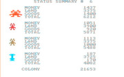 M.U.L.E. for IBM PC/Compatibles - Game over, here's the results...